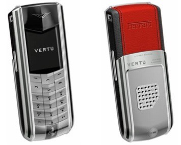 天价Vertu又现新花样 法拉利主题手机