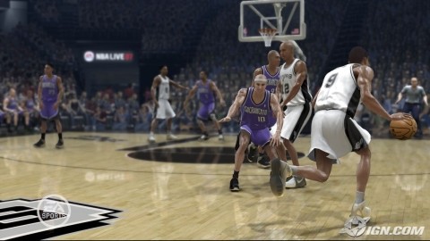 无限度接近真实 NBA Live!08抢先观看
