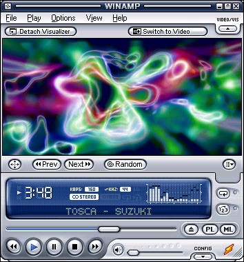 老牌mp3播放软件 Winamp5.5最新测试