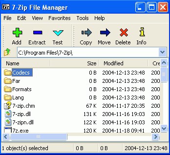 优秀开源解压软件 7-Zip 4.58 Alpha2