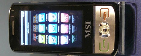 CES2008:GPS导航MSI微星手机5608问世