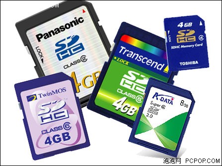 8GB SDHC售290元 六款存储卡节后导购