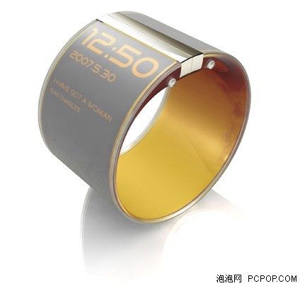 科技环保创意新概念+电子纸张gps手镯