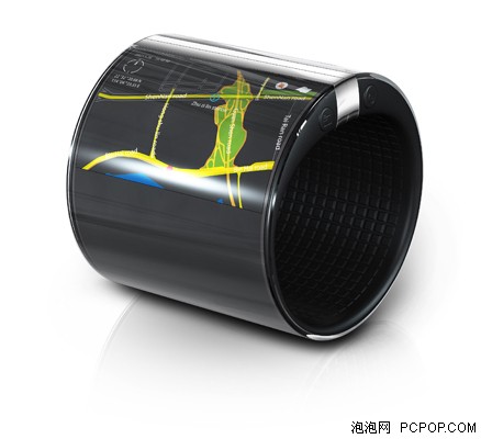 科技环保创意新概念 电子纸张GPS手镯