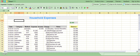 Zoho Sheet