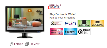 24吋宽屏两连发!LG超靓液晶新品曝光