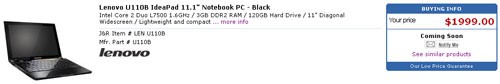 ����IdeaPad&nbsp;U110���ͺŵ�½����(ͼ)