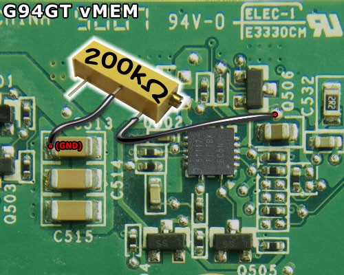 超坏可不负责!9600GT公版硬改电压法