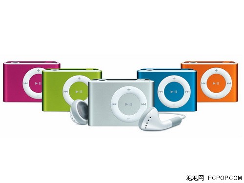色彩更靓苹果2GB iPod shuffle 3上市