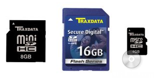 铼德(Traxdata)发布16GB SDHC存储卡