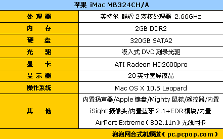 20英寸屏 苹果iMac一体机降到12199元