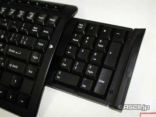 抽拉式结构!很便携的紧凑型键盘登场