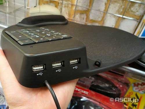 带USB HUB/数字键盘!超强多用鼠标垫