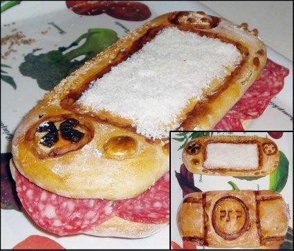 小P可以吃!看看牛人做的另类PSP主机_索尼掌