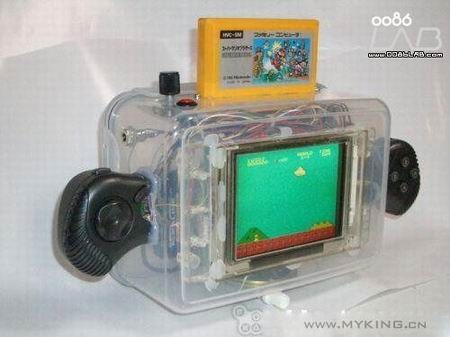 小P可以吃!看看牛人做的另类PSP主机_索尼掌