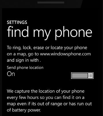 Windows Phone 7具有手机丢失保护功能 