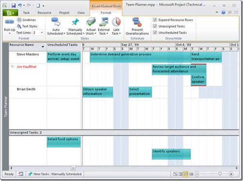 technet微软project2010使用简介