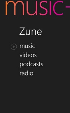 Windows Phone 7的用户界面先睹为快 