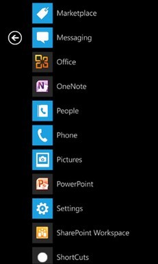 Windows Phone 7的用户界面先睹为快 