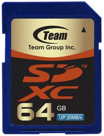 速度30MB/s Team Group推出64GB SDXC 