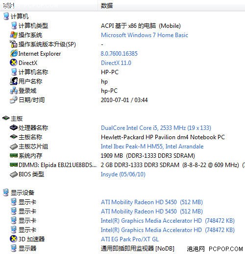 显强劲性能:惠普锋线全能射手DM4解说 