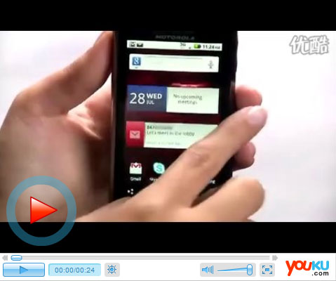MOTO Droid 2第一批功能介绍视频集锦 