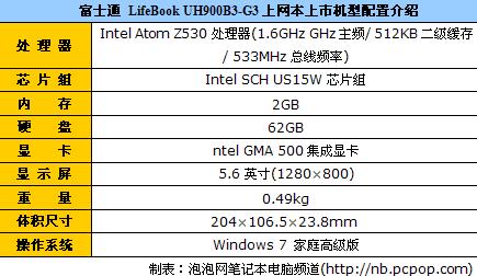 时尚线条!富士通 LifeBook 售11466元 