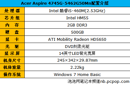 Acer 4745G售价5500元 