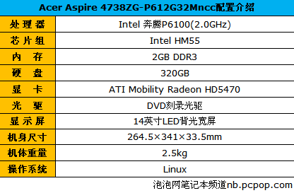 Acer4738ZG报价3800元 