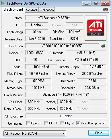 配HD6570M独显！华硕A40JP家用本详评 