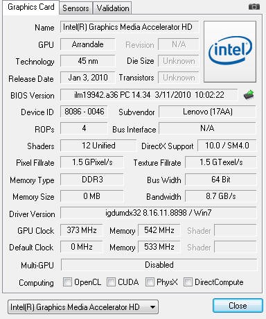 Intel集显高清小评测 