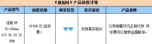 16399元含发票 佳能爱死小白二代促销 