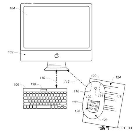 把显示器做进鼠标 苹果最新专利草图 