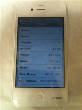 一周焦点新闻：白iPhone4上市 曝掉漆 