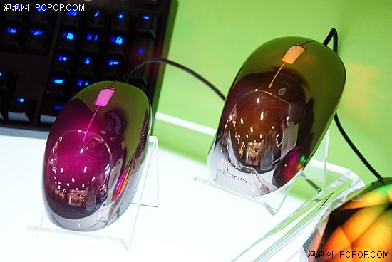 台北电脑展最炫的折叠键盘和镜面鼠标_鼠标新