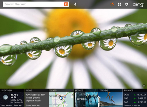 微软更新Bingfor iPad增加有趣新功能 