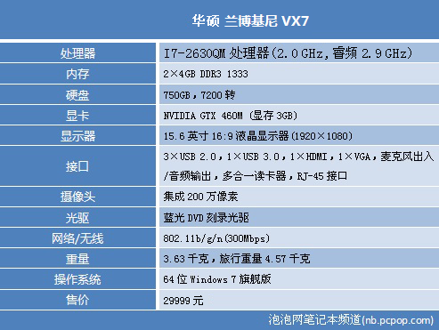 错位PK外星人!华硕新兰博基尼VX7评测 