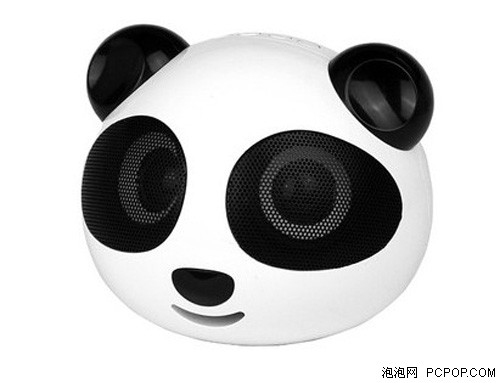 只求一张彩色照片!可爱熊猫便携音箱_音箱新闻