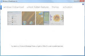 解锁Win8预览版隐藏功能的小工具出现 