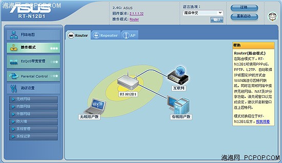 平民化的智能路由！测华硕RT-N12路由 