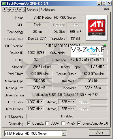 无需水冷 Radeon HD 7970风冷1.26GHz 