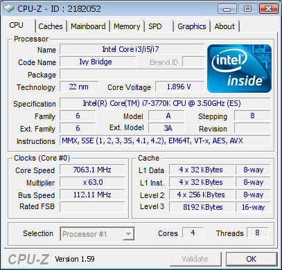 SNB傻眼了！Core i7 3770K狂超7.1GHz 