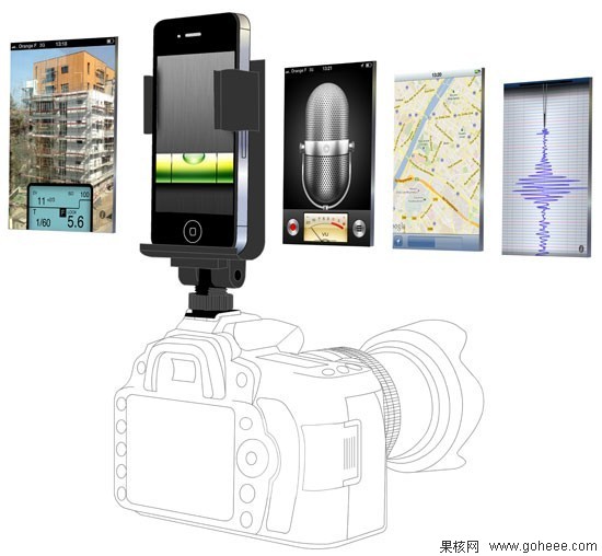 FlashDock 用iPhone4S可拍出专业照片 