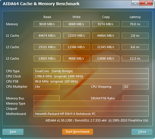 配HD7670M独显!惠普Envy 4超极本评测  未完成 