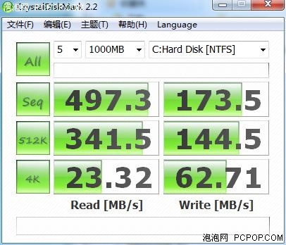 固态硬盘满载差距 