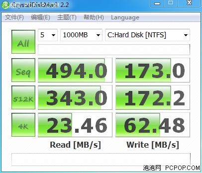 固态硬盘满载差距 