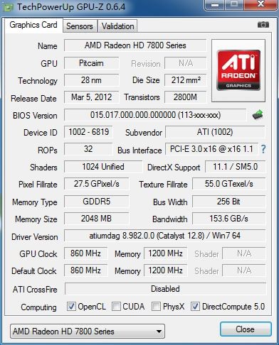 双重风压散热！盈通HD7850极速版测试 