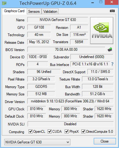 爽玩Win8！GeForce GT 630新系统体验 