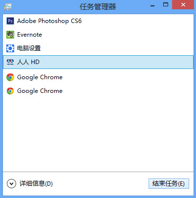 Windows8任务管理器进化 更直观易用! 