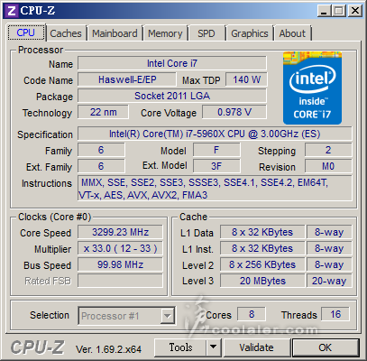 凶悍真八核+DDR4 Intel i7-5960X曝光 